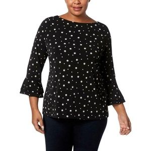 Last One! NWT Charter Club Tiered Sleeve Blouse